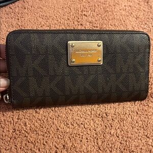 Michael Kors Signature Leather Wallet